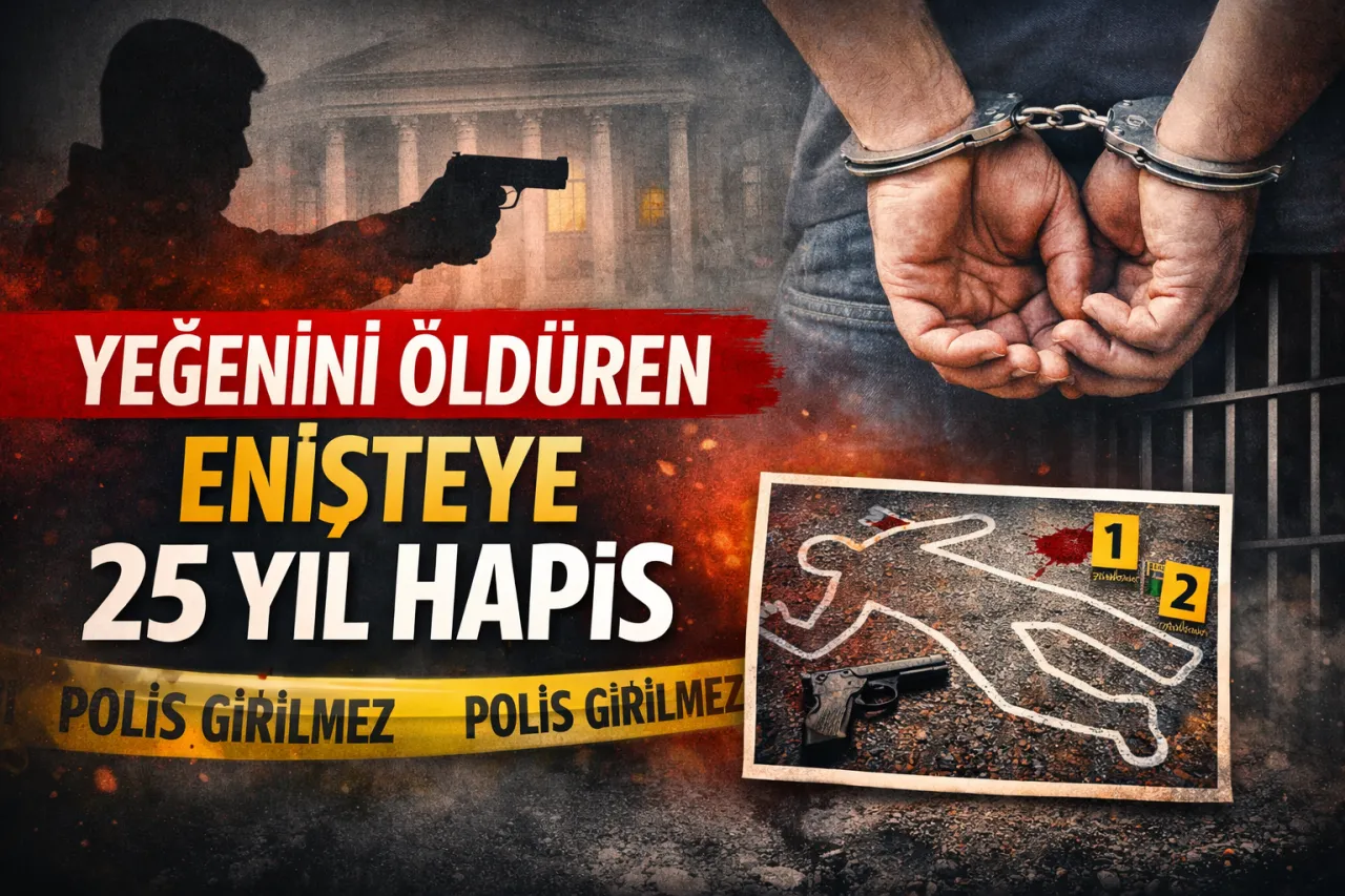 Konya'da Enişte Yeğen Cinayetine 25 Yıl Hapis Kararı