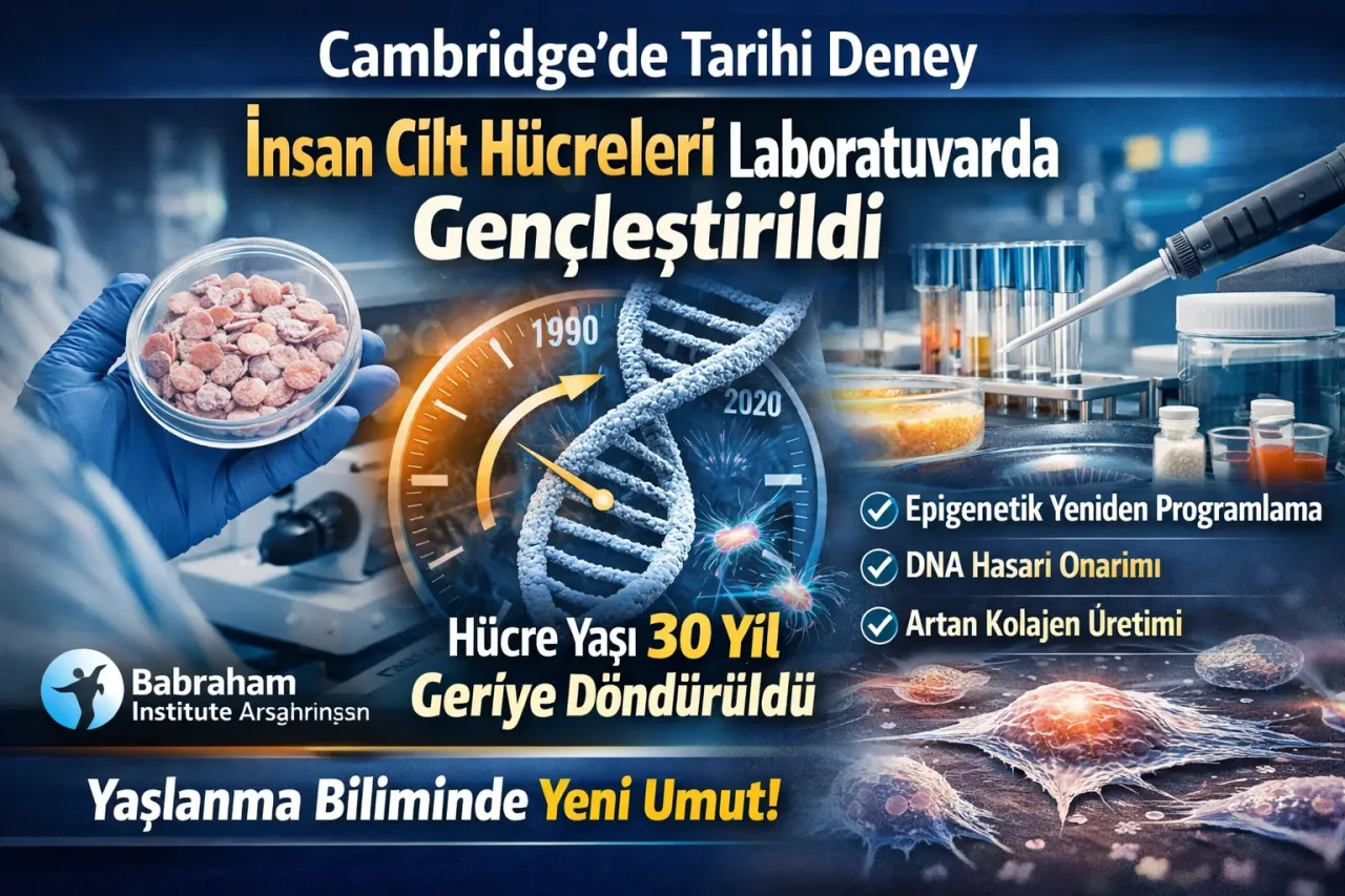 Cambridge’de Tarihi Deney: İnsan Cilt Hücreleri Laboratuvarda Gençleştirildi!
