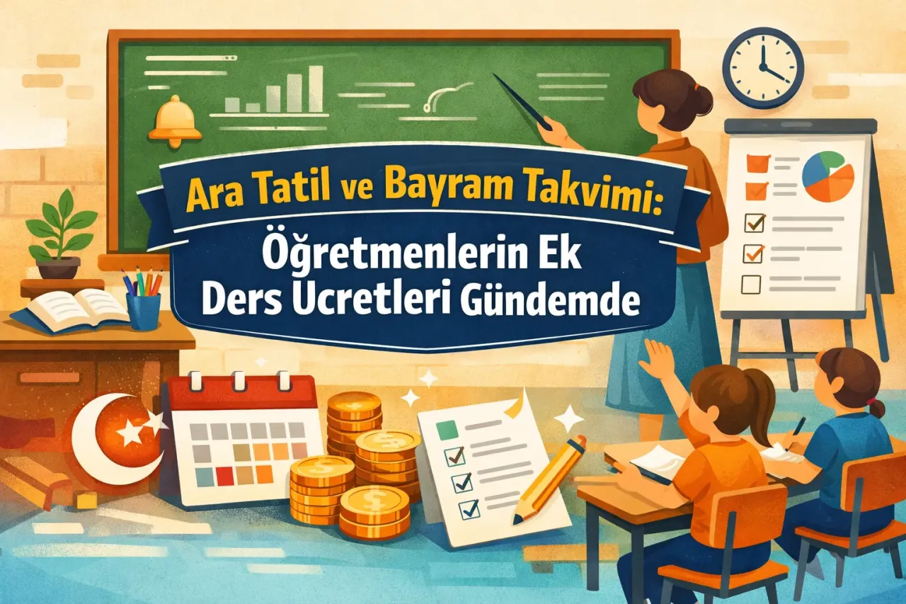 Ara Tatil ve Bayram Takvimi Netleşiyor: Öğretmenlerin Ek Ders Ödemelerinde Kesinti Gündemde