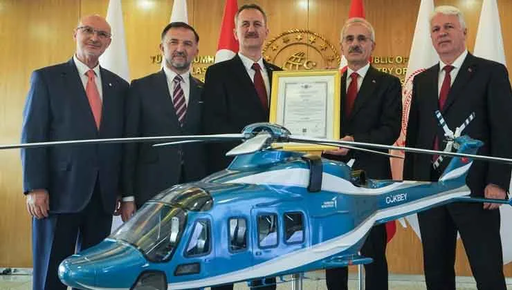 GÖKBEY Helikopteri İçin Tarihi Gün! Sertifika Teslim Töreni Gerçekleştirildi