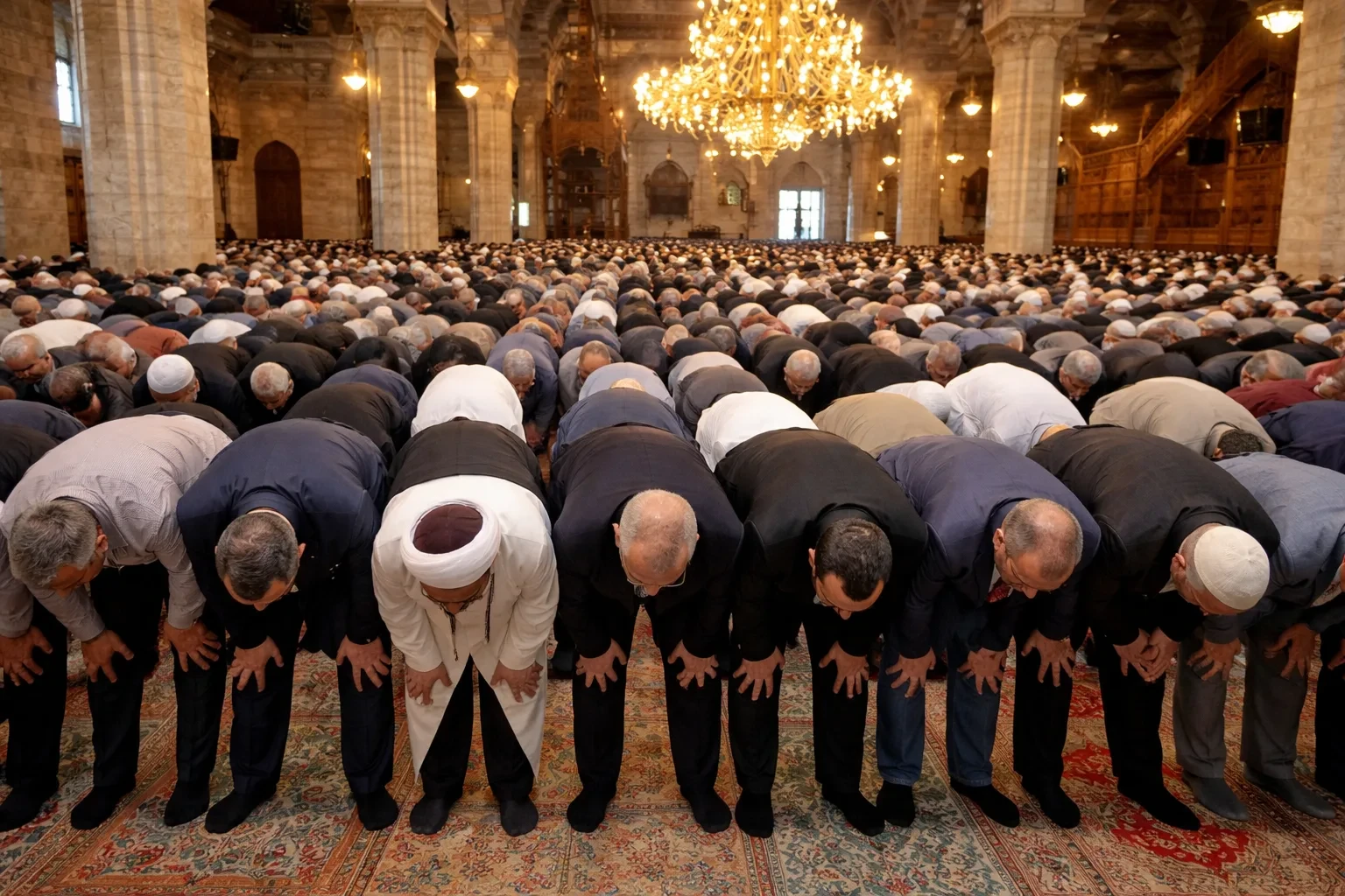 Konya ve çevre illerde bayram namazı yoğunluğu