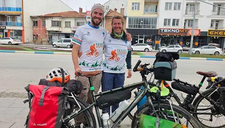 Dünya Turuna Çıkan Fransız Çift Beyşehir’de Mola Verdi