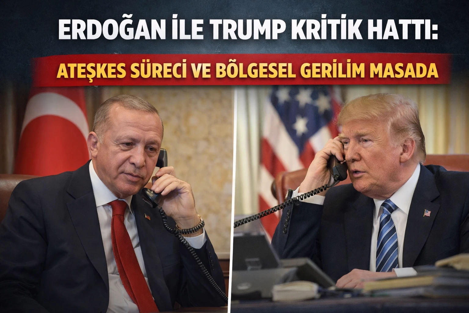 Erdoğan ile Trump Kritik Hattı: Ateşkes Süreci ve Bölgesel Gerilim Masada