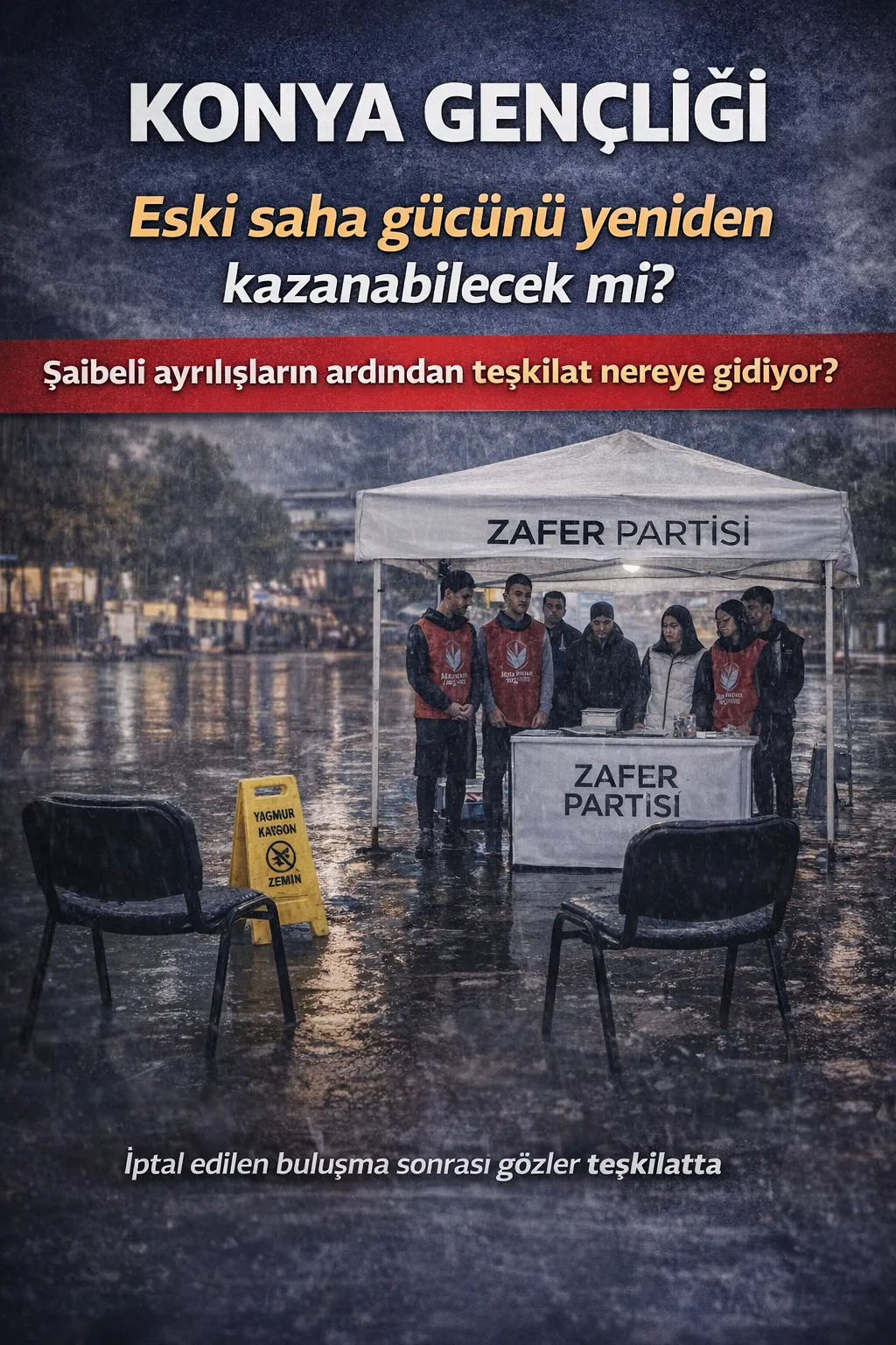 Zafer Partisi Konya Gençliğinde Soru İşaretleri: Şaibeli Ayrılışların Ardından Teşkilat Nereye Gidiyor?