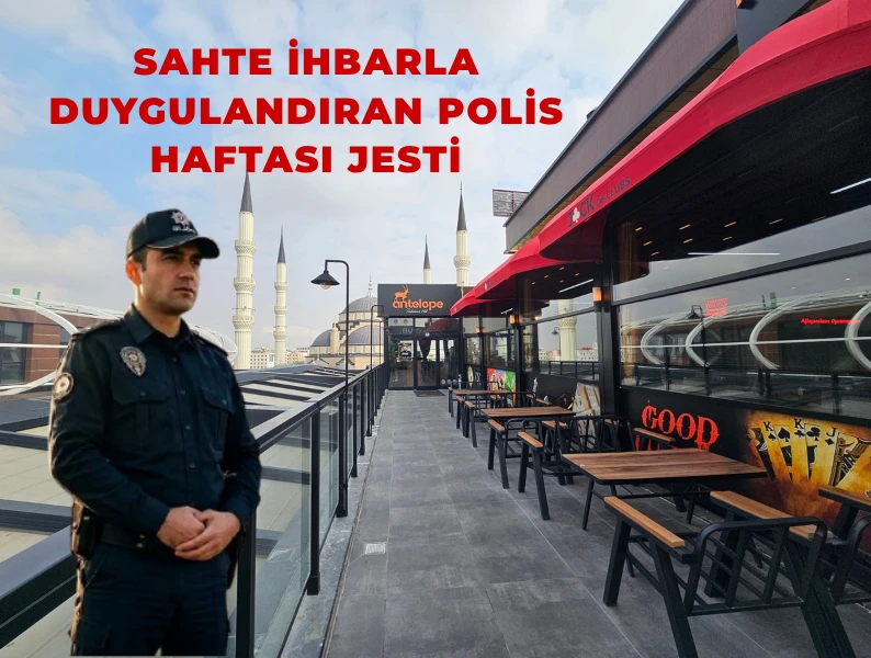 POLİSLERE SÜRPRİZ KUTLAMA: SAHTE İHBARLA DUYGULANDIRAN POLİS HAFTASI JESTİ