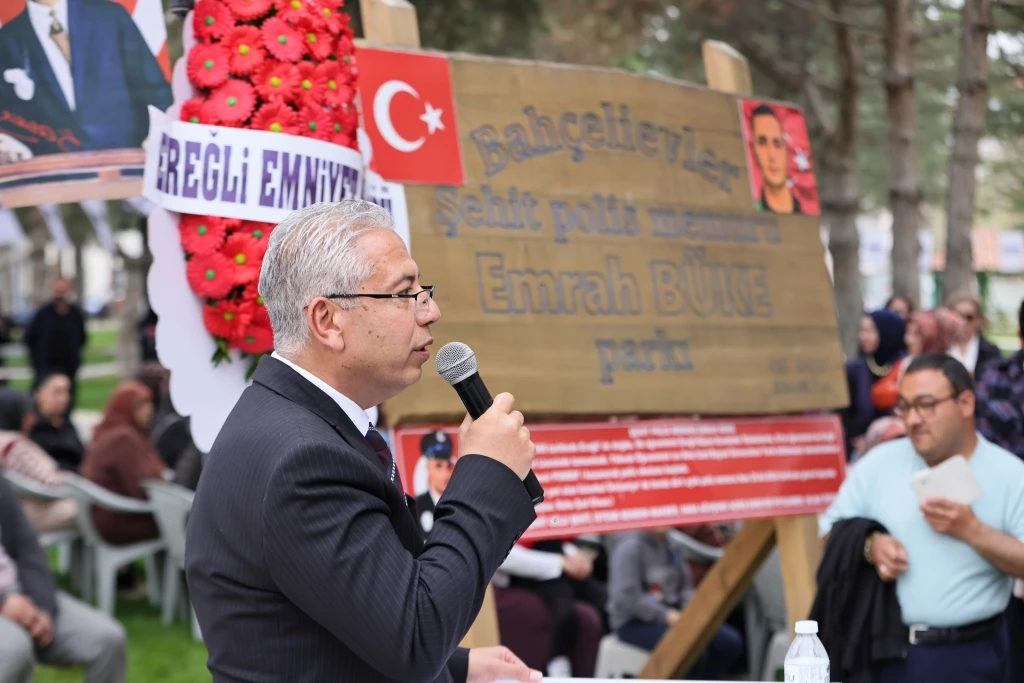 ŞEHİT POLİS MEMURU EMRAH BÜKE’NİN İSMİ EREĞLİ'DE YAŞATILACAK