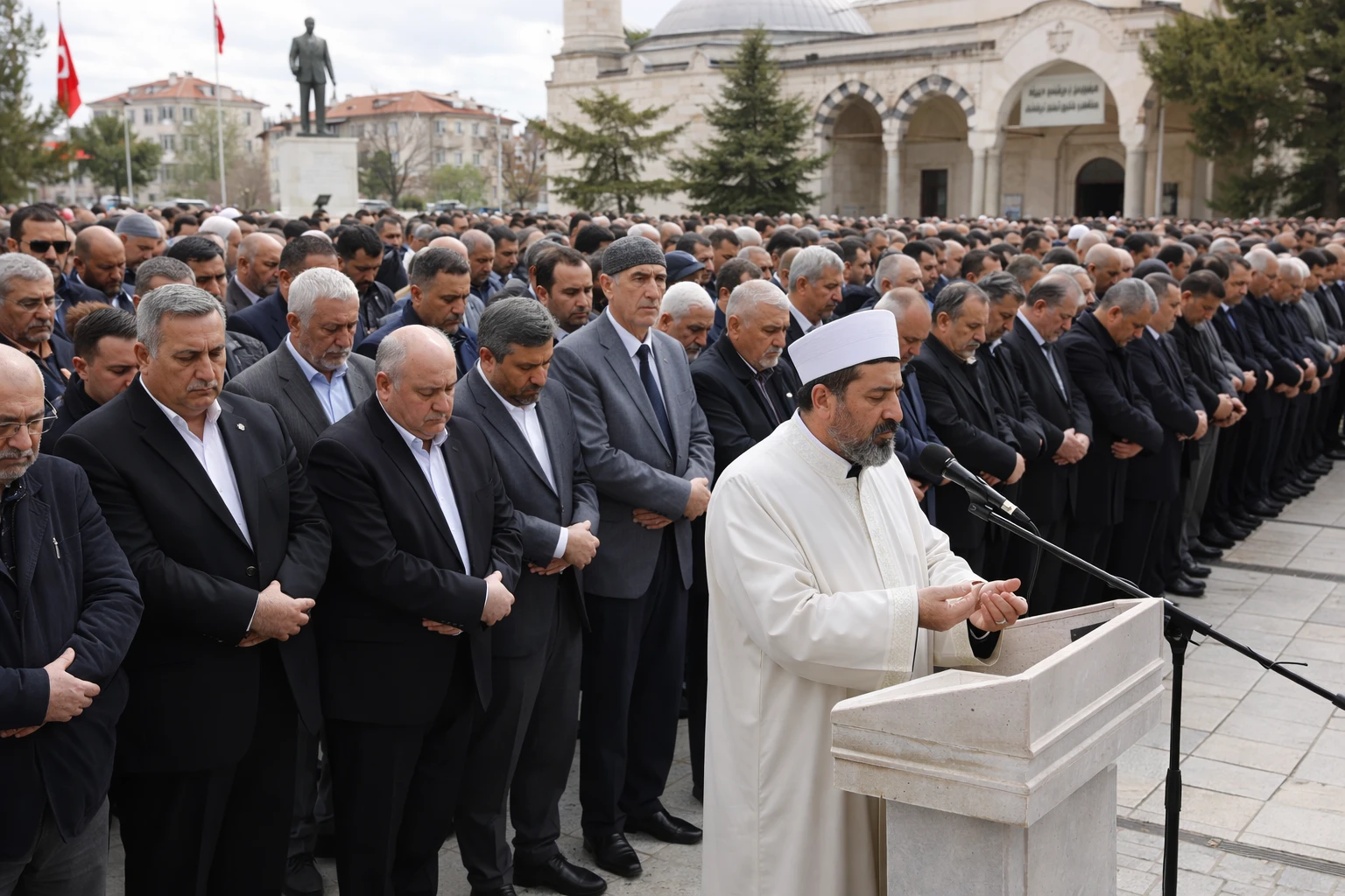 Konya’da Kahramanmaraş’taki Okul Saldırısı İçin Gıyabi Cenaze Namazı Kılındı