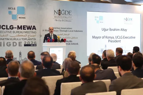 Başkan Altay’dan UCLG-MEWA Toplantısında Kritik Mesaj