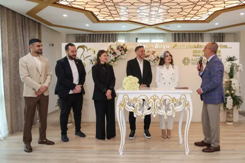 Konyaspor’un Başarılı Futbolcusu Melih İbrahimoğlu Dünya Evine Girdi, Yüzükleri Başkan Kavuş Taktı