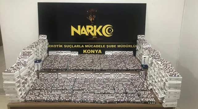 Konya’da Narkotik Operasyonu: Binin Üzerinde Sentetik Hap Ele Geçirildi