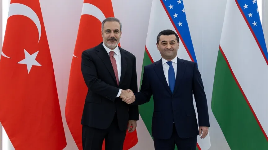 Fidan ile Özbek Mevkidaşı Saidov Telefonda Görüştü