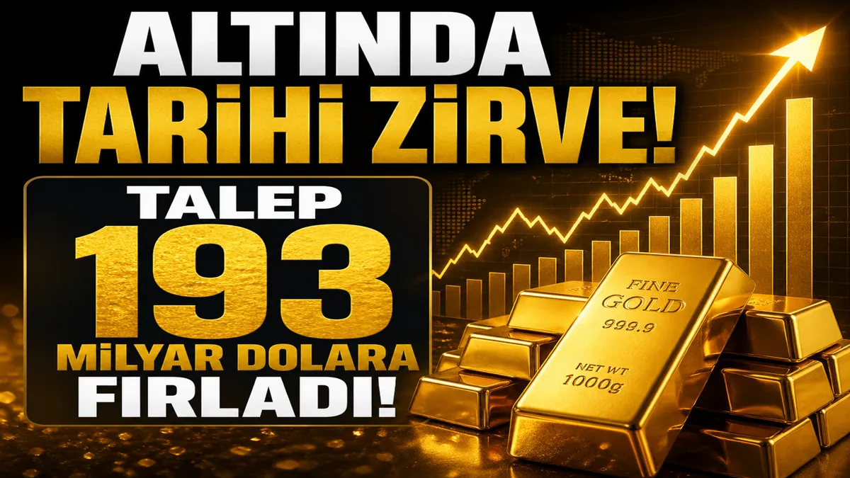Altında Tarihi Zirve! Talep 193 Milyar Dolara Fırladı