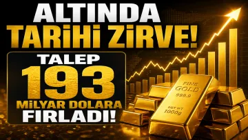 Altında Tarihi Zirve! Talep 193 Milyar Dolara Fırladı