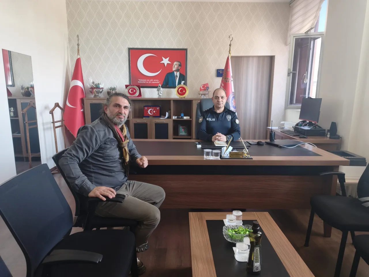 Karakaya’dan Beyşehir İlçe Emniyet Müdürü Kaymakçı’ya Ziyaret