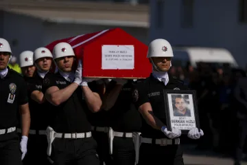 Trafik Kazasında Şehit Olan Polis Serkan Hızlı İçin Tören Düzenlendi