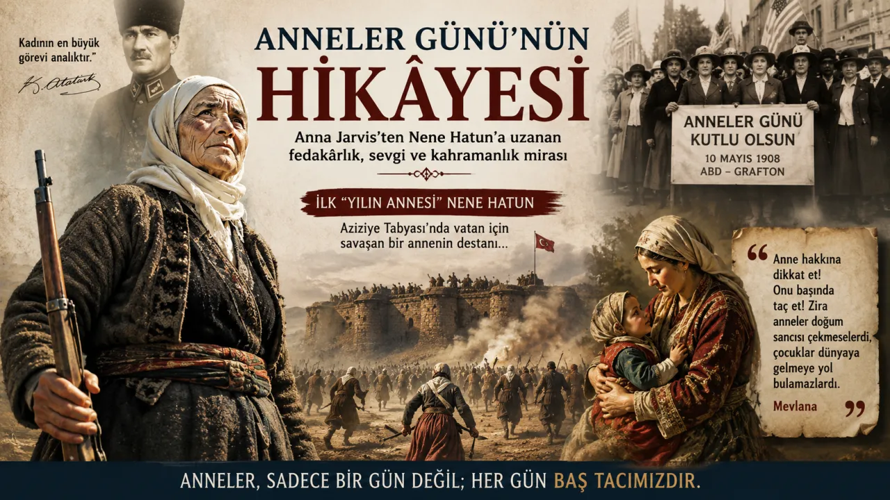 Anna Jarvis’ten Nene Hatun’a: Anneler Günü’nün Yolculuğu