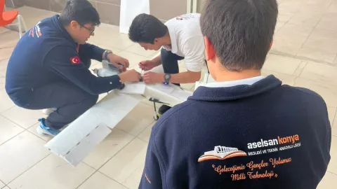 Konya’da ASELSAN öğrencileri sahada: “Ben her yerde varım” diyen gençler geleceği tasarlıyor