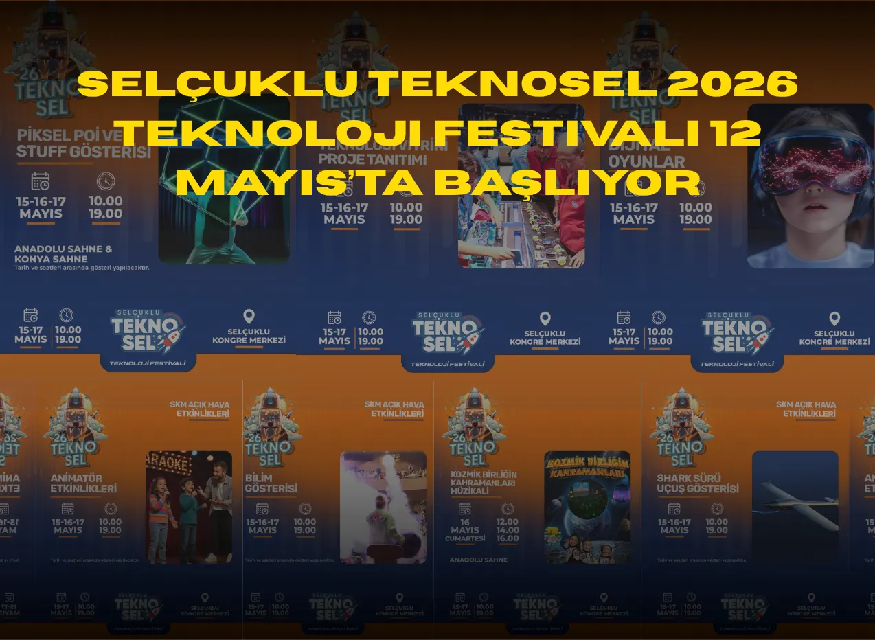 Selçuklu TEKNOSEL İçin Geri Sayım Başladı: Gençler Teknolojiyle Buluşuyor
