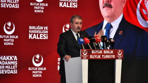 BBP Genel Başkanı Mustafa Destici, Konya İl Kongresi’nde Konuştu