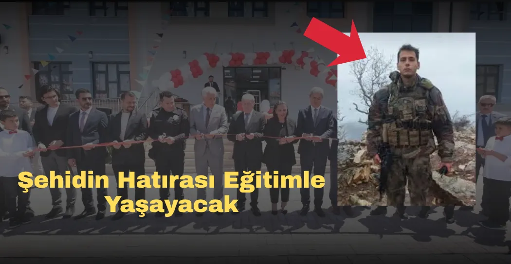 Konya’da Duygulandıran Vefa: Şehidin Adı Okulda Yaşatılıyor