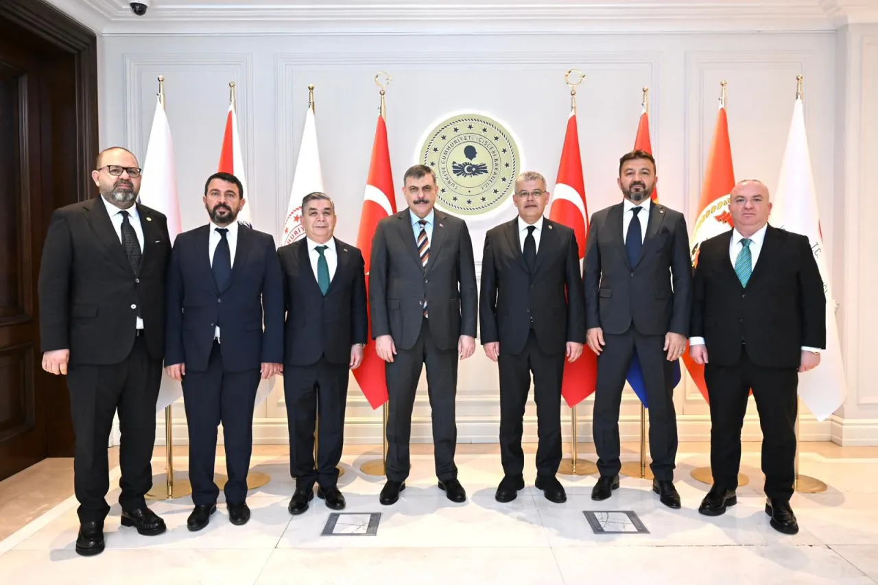 Konyaspor Yönetiminden İçişleri Bakanı Mustafa Çiftçi’ye Ziyaret