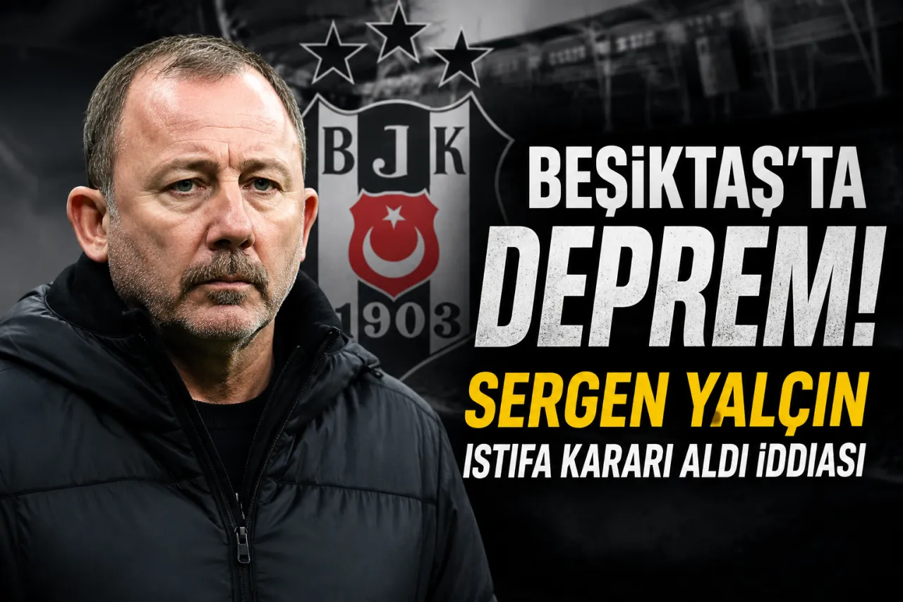 Beşiktaş’ta deprem: Sergen Yalçın istifa kararı aldı iddiası