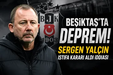 Beşiktaş’ta deprem: Sergen Yalçın istifa kararı aldı iddiası