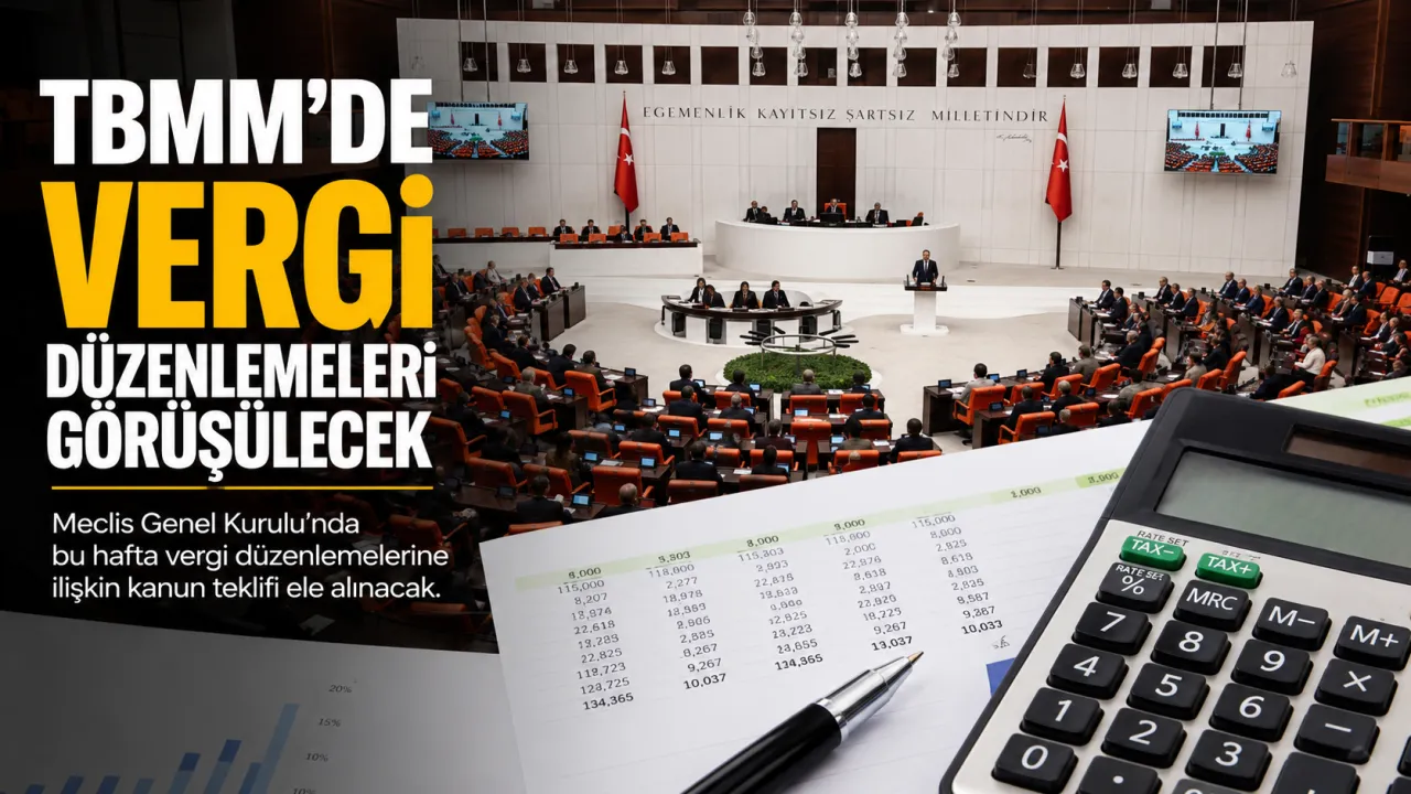 TBMM Genel Kurulu Yeni Vergi Düzenlemelerini Ele Alacak
