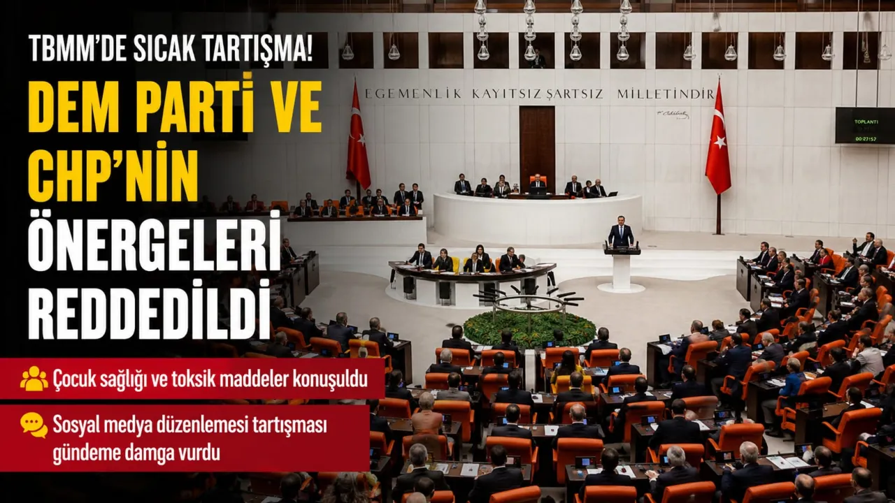 TBMM’de Sosyal Medya ve Toksik Madde Tartışması: CHP'nin Önergesi Reddedildi
