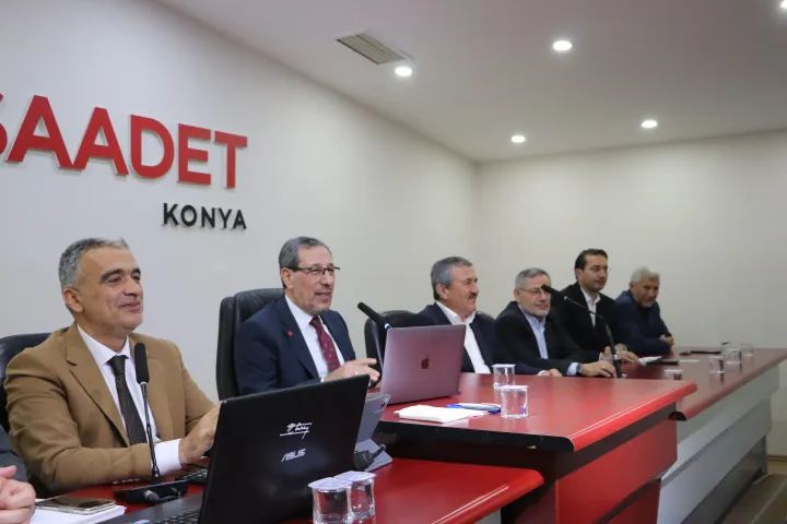 Saadet Partisi Konya İl Divan Toplantısında Gündem Ekonomi, Tarım ve Engelli Hakları Oldu