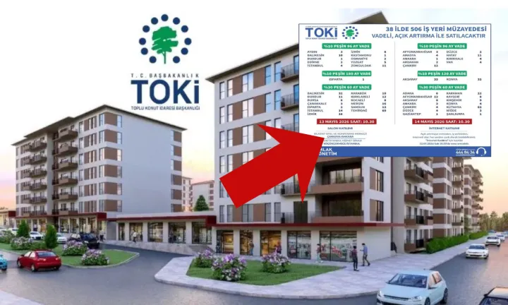 TOKİ’den Büyük Fırsat! 80 Bin TL ile Kurasız Ev ve İşyeri Satışı Başlıyor
