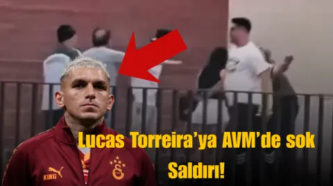 Galatasaray'ın Yıldızı Lucas Torreira’ya AVM’de Şok Saldırı! Olay Anının Görüntüleri Ortaya Çıktı