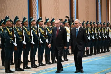Erdoğan’ın Kazakistan Temasları Resmi Törenle Başladı!