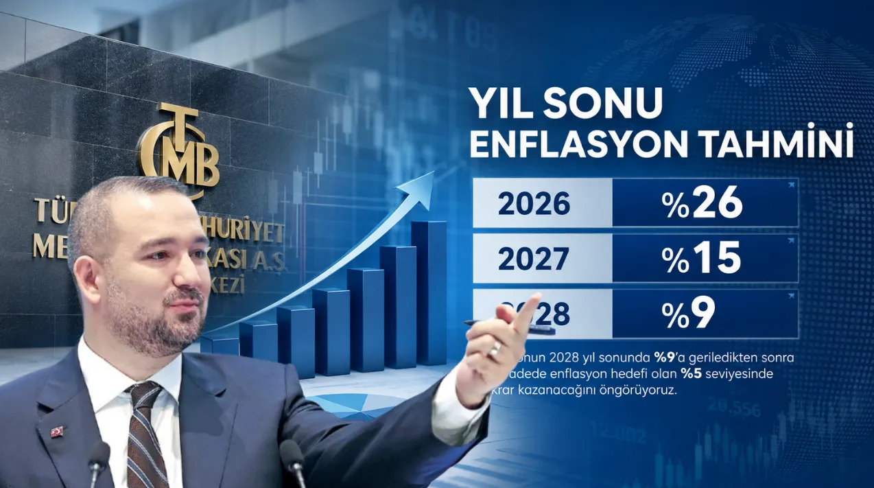 TCMB 2026 Yıl Sonu Enflasyon Tahminini Yüzde 26 Olarak Açıkladı