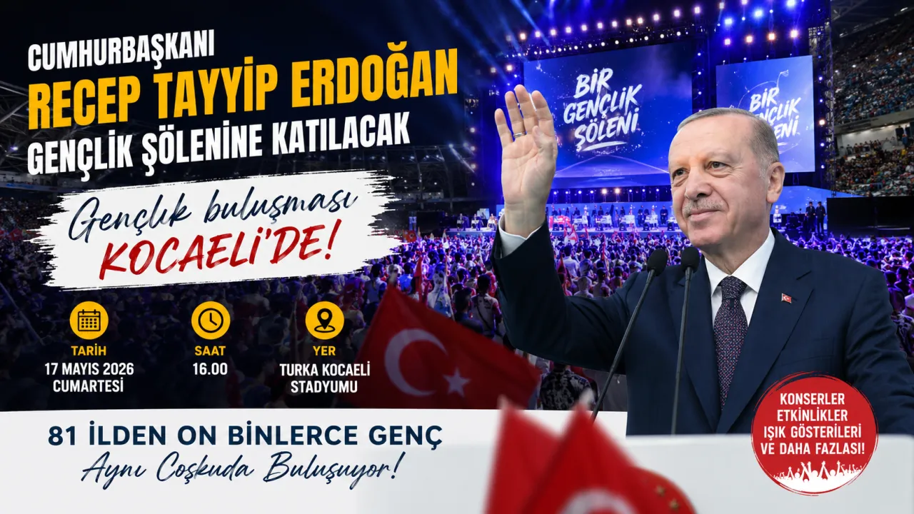 Kocaeli’de Büyük Buluşma! Erdoğan On Binlerce Gençle Aynı Sahada Olacak