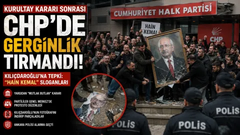 Genel Merkez Önünde Protesto, “Hain Kemal” Sloganları: Ankara Polisi Alarma Geçti!
