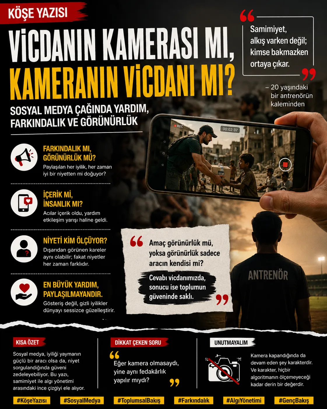 “Vicdanın Kamerası mı, Kameranın Vicdanı mı?”