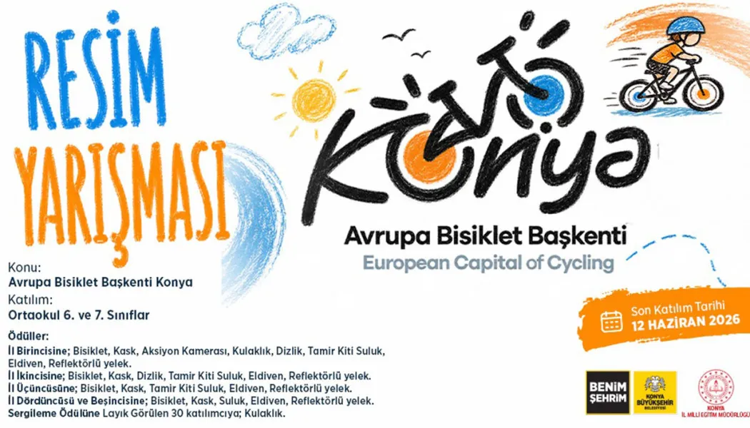 Konya’da Öğrencilere Bisiklet Kazandıracak Yarışma Başladı: Son Başvuru 12 Haziran