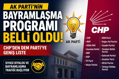 AK Parti’nin Kurban Bayramı Bayramlaşma Programı Belli Oldu