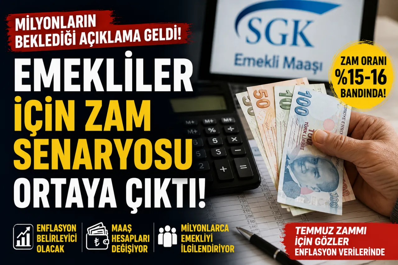 Emekliler İçin Temmuz Zammı Senaryosu Netleşiyor: Yeni Oranlar Masada