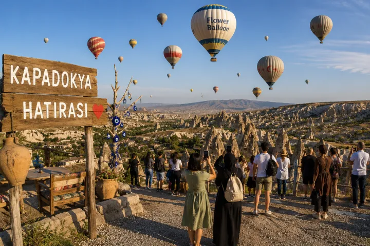 9 Günlük Tatil Kapadokya’ya Yaradı: Bölgeye Turist Akını Başladı