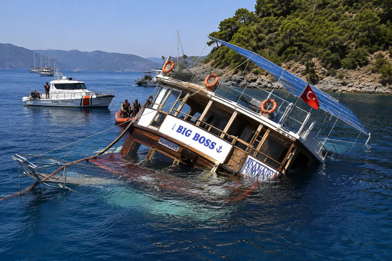 Cennet Adası Açıklarında Korku Dolu Anlar: Tur Teknesi Sulara Gömüldü