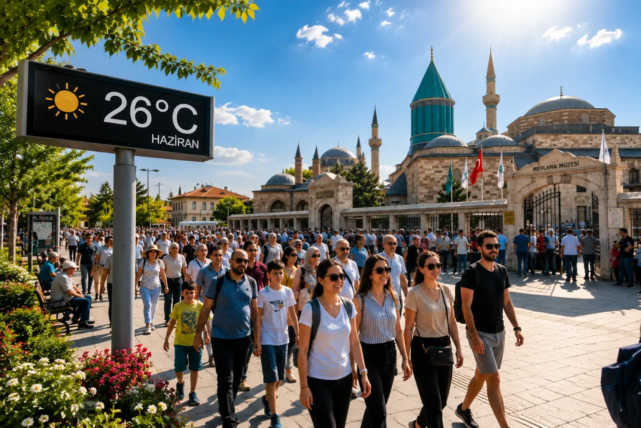 Konya’da Güneşli Günler Başlıyor: Hafta Sonu Hava Isınıyor