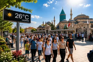 Konya’da Güneşli Günler Başlıyor: Hafta Sonu Hava Isınıyor