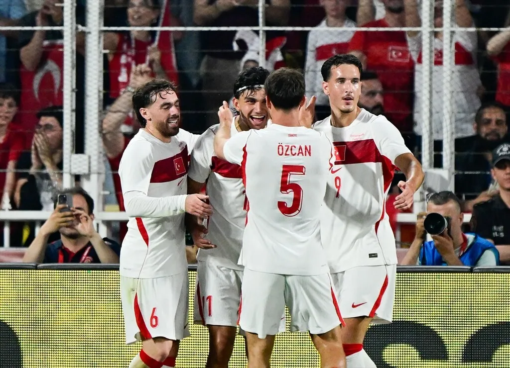 Bizim Çocuklardan Gol Şovu! Türkiye, Kuzey Makedonya’yı 4-0 Mağlup Etti