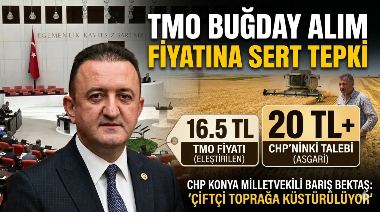 CHP Konya Milletvekili Bektaş: "Bu Fiyat Çiftçiyi Koruma Değil, Üretimi Bitirme Fiyatıdır"