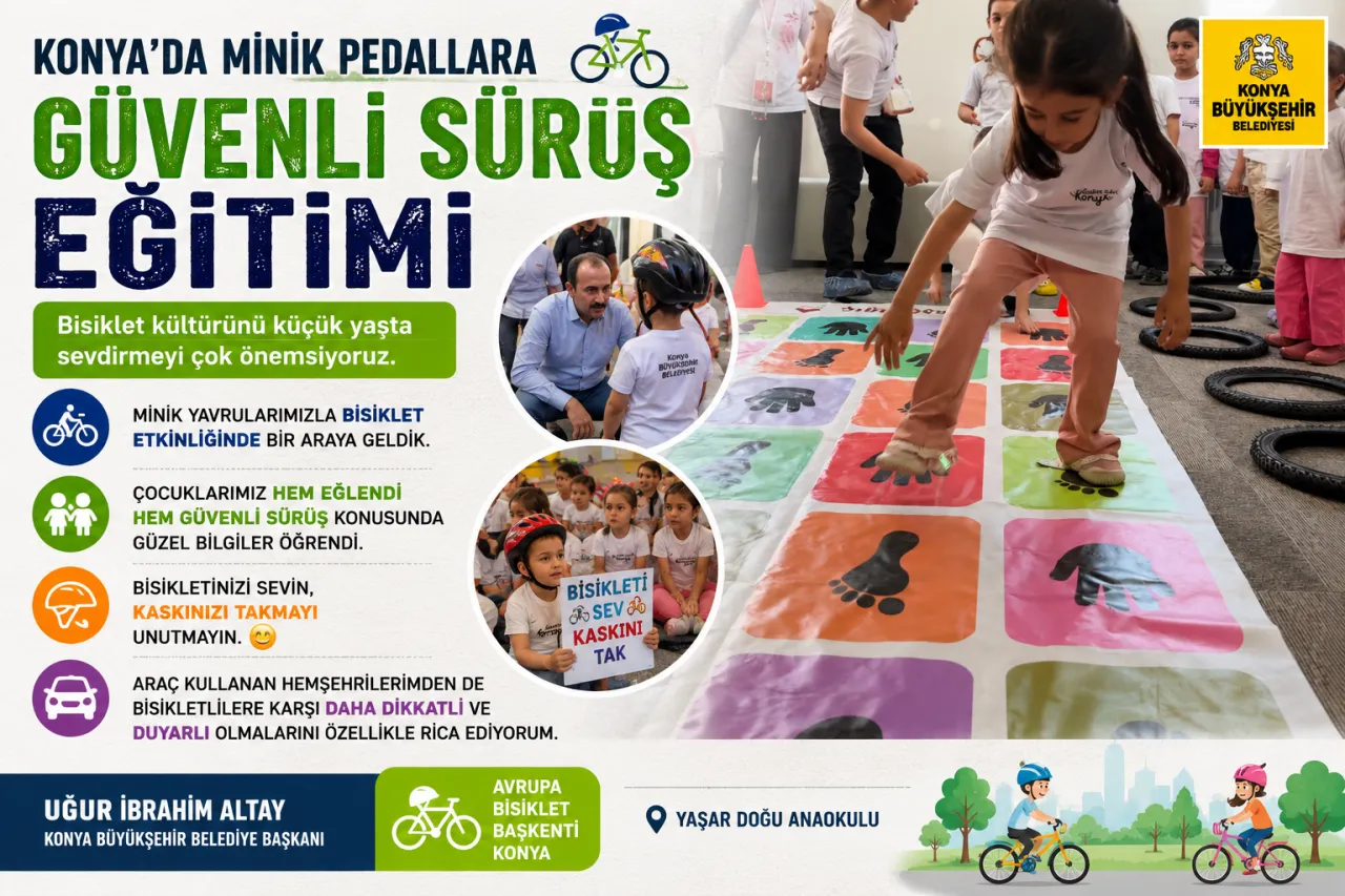 Minik Pedallar Güvenli Sürüş İçin Eğitimde