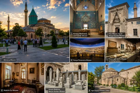 Yazın Konya'ya Gelenler Bu Rotayı Takip Ediyor: İşte Tarihe Yolculuk Sunan 8 Durak