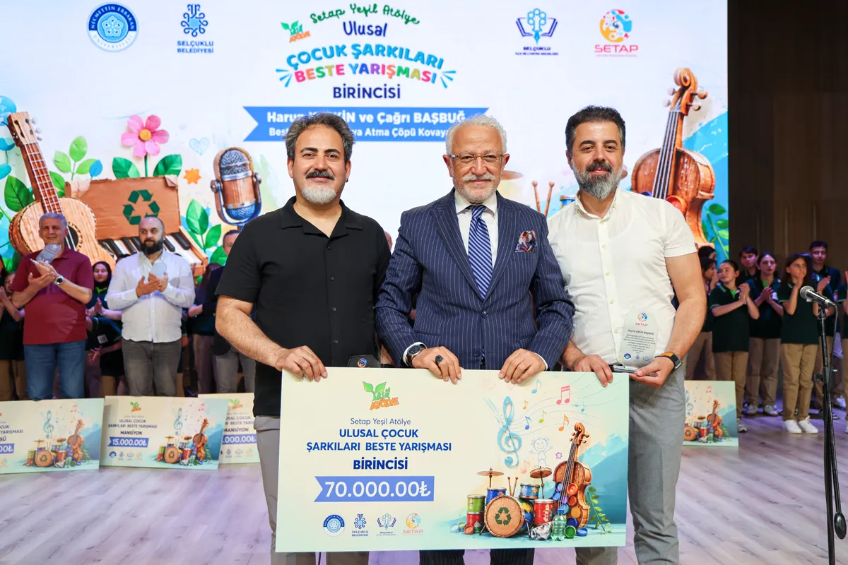 SETAP Yeşil Atölye Ulusal Çocuk Şarkıları Beste Yarışması’nda Kazananlar Belli Oldu