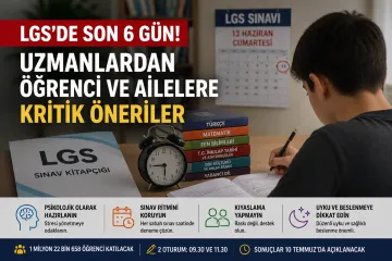 Sınava günler kala önemli uyarı: “Son hafta yeni konu çalışmak fayda sağlamaz”